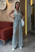 Halter Yaka Yelekli Modal Takım 10144 resmi